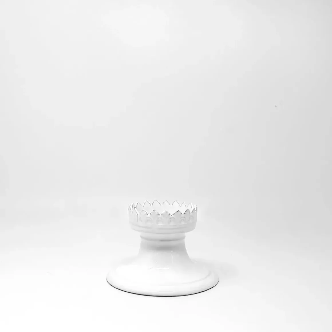 Couronne Candle Holder On Foot