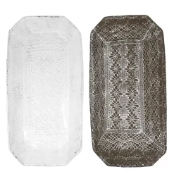 Dentelle Raw Clay Finish Platter