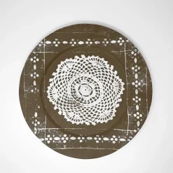 Dentelle Raw Clay Plate