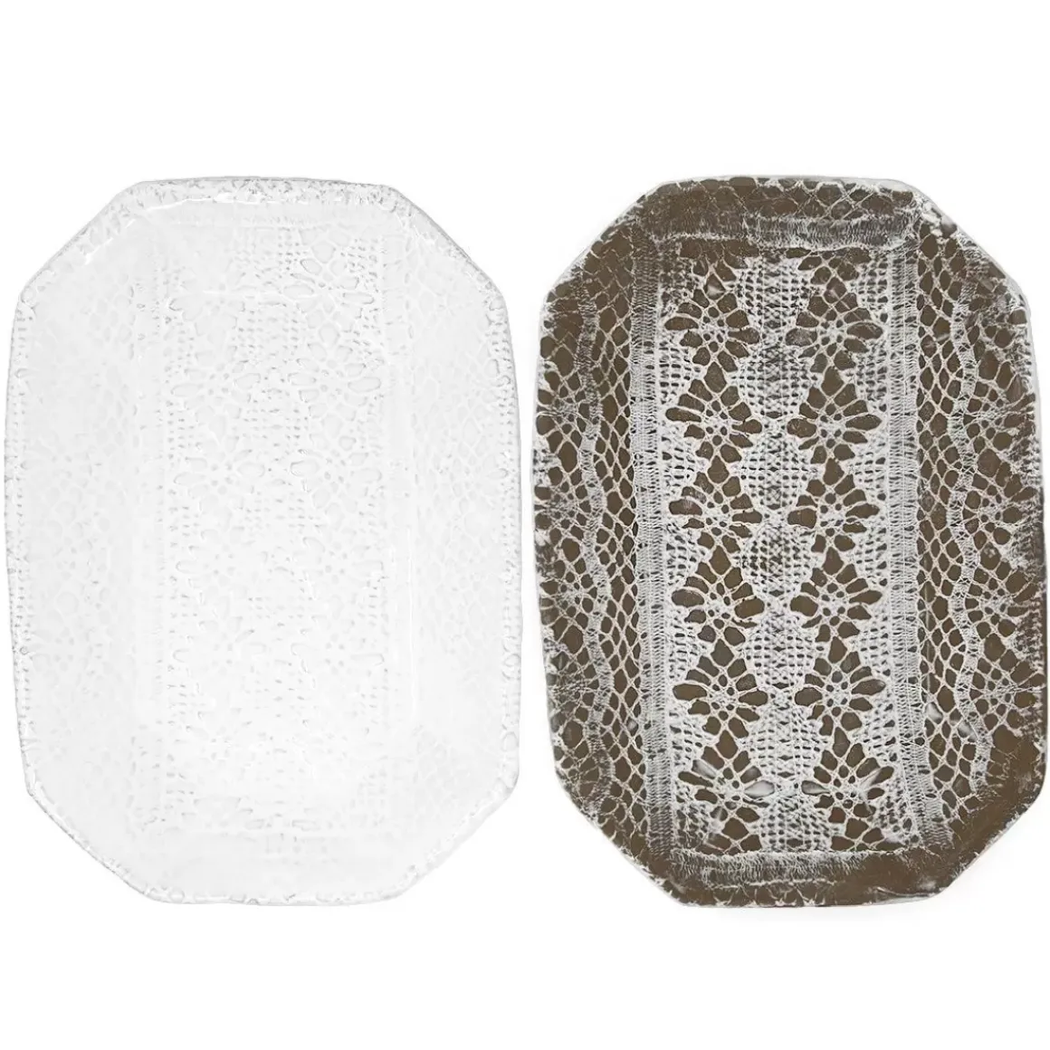Dentelle Rectangular Plate