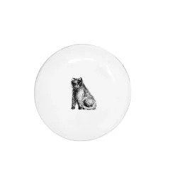 Gribouille Cat Plate