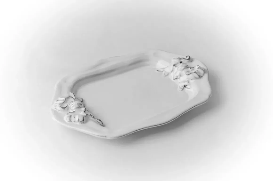 Marie-Antoinette Ribbon Rectangular Platter