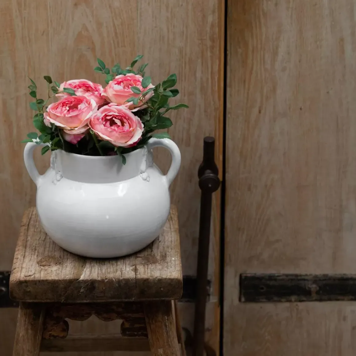 Paris Round Vase With Handles