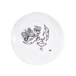 Piment Et Papillon Plate