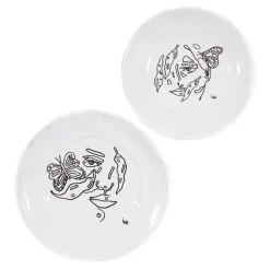Piment Et Papillon Plate