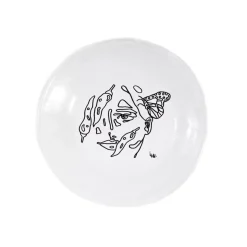 Piment Et Papillon Plate