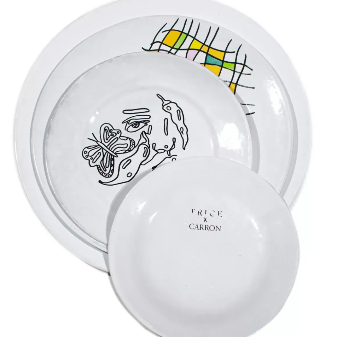 Piment Et Papillon Plate