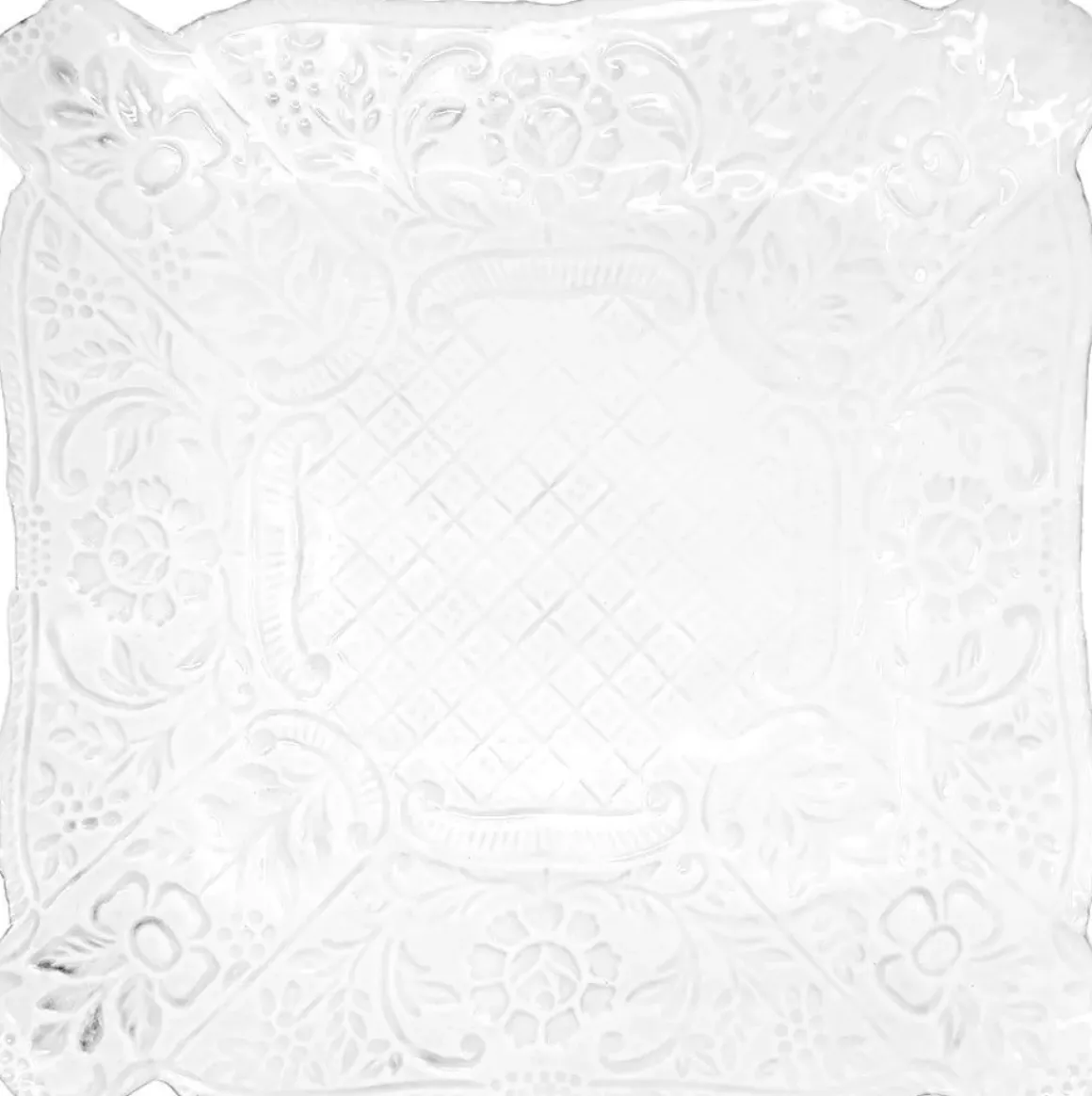 Pivoine Square Platter